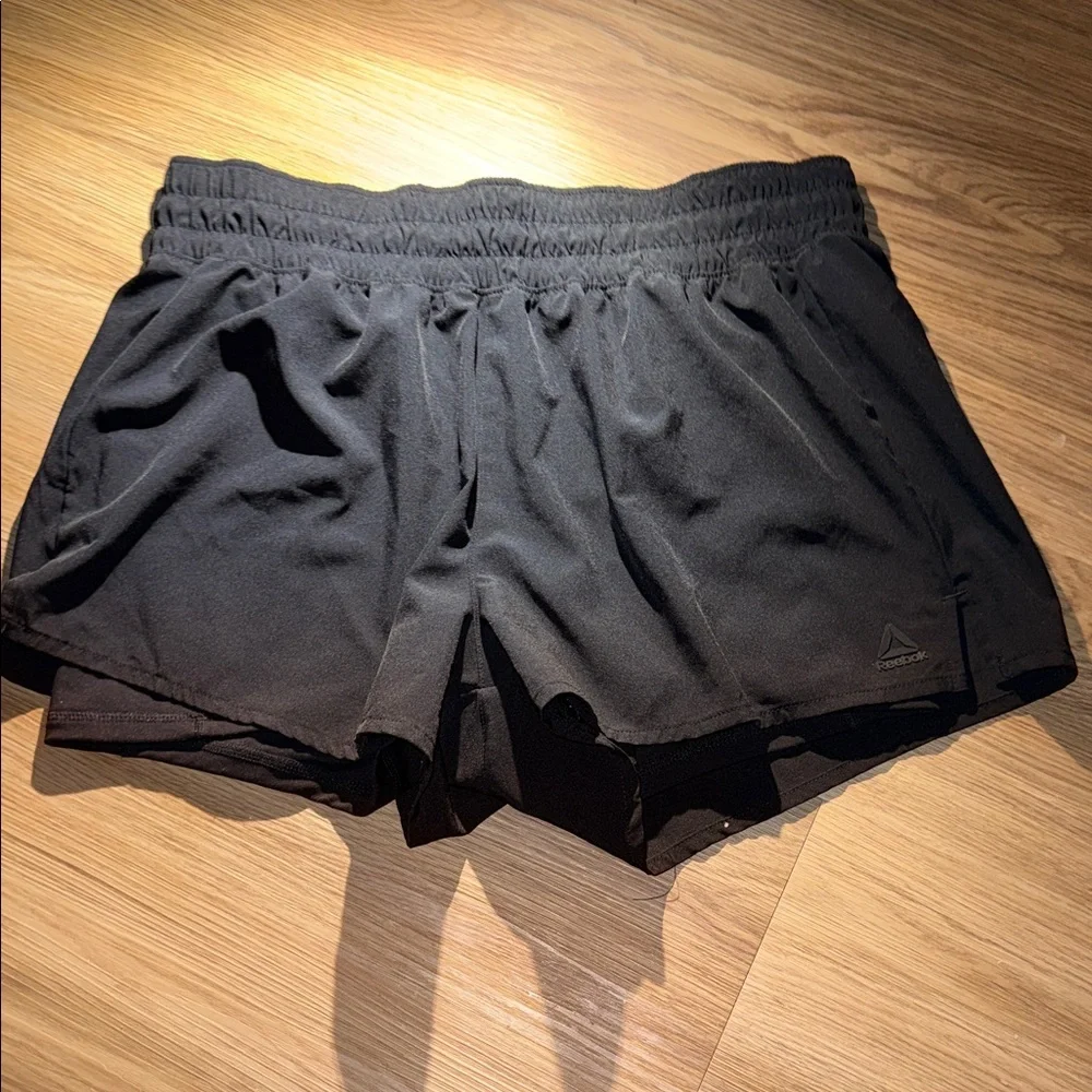 Reebok Charcoal Performance Shorts - Picture 1 of 3